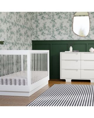 Harlow Acrylic 3-in-1 Convertible Crib