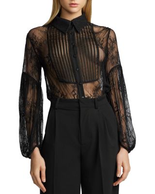 Zac Posen - Lace Shirt Top