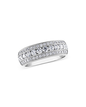 Bloomingdale's Diamond Triple Row Band in 14K White Gold, 1.0 ct. t.w.