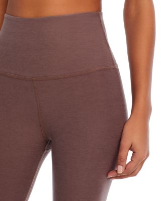 Spacedye Caught In The Midi High Waisted Legging in Truffle Heather