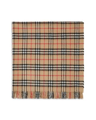 Burberry Unisex Check Cashmere Baby Blanket Bloomingdale s