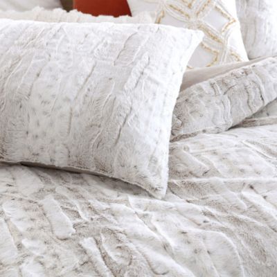 Snow Leopard Comforter Set, Full/Queen