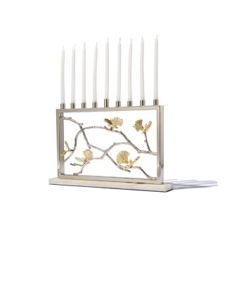 Butterfly Ginkgo Luxe Menorah - Exclusive