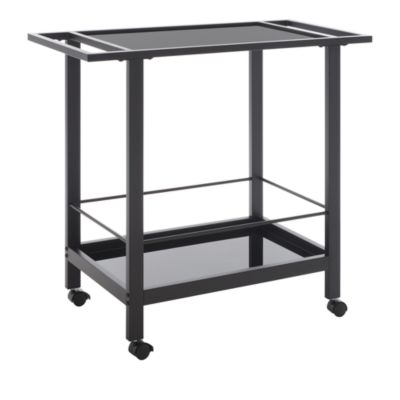 Gaelle Two Tier Bar Cart with Handles