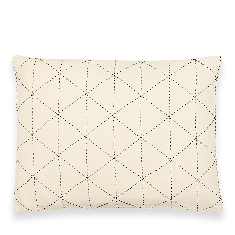 Anchal Graph Throw Pillow In White