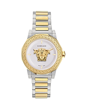 Versace Medusa Deco Watch, 38mm In White/two-tone