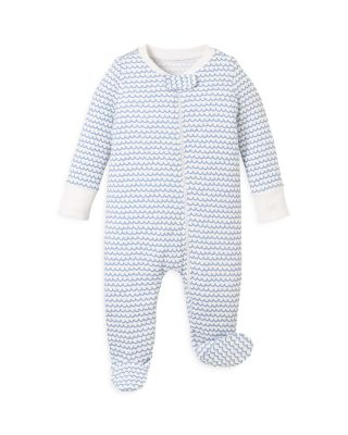 Petite Plume - Unisex La Mer Luxe Pima Cotton Footie - Baby