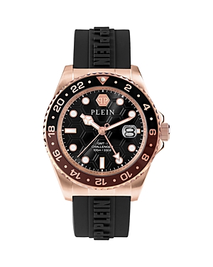 Shop Philipp Plein Gmt-i Challenger Watch, 44mm In Black