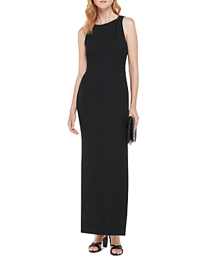 Whistles Womens Black Tie-back High-neck Stretch-jersey Maxi Dress In Black