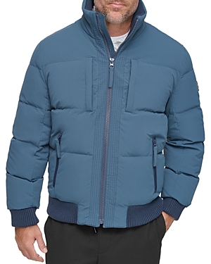Shop Andrew Marc Sideling Jacket In Lagoon