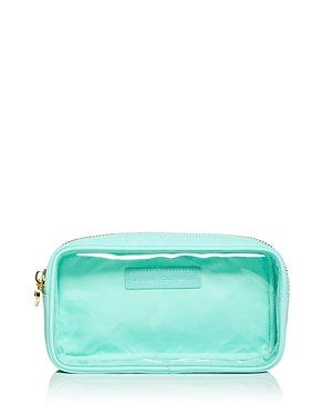 Stoney Clover Lane Clear Front Small Zip Pouch In Cotton Candy