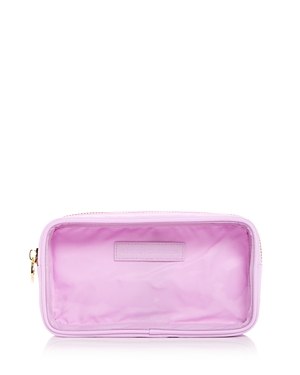 Stoney Clover Lane Clear Front Small Zip Pouch In Grape