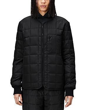 Rains Quilted Jacket In Black