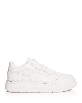 Women's Cloud Platform Puff Logo Lace Up Sneakers 