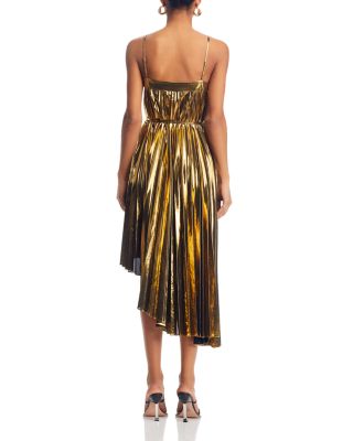 milly asymmetrical dress MILLY of NY Kaleidoscope Asymmetrical One Off Shoulder Dress with Belt 8 US  $335