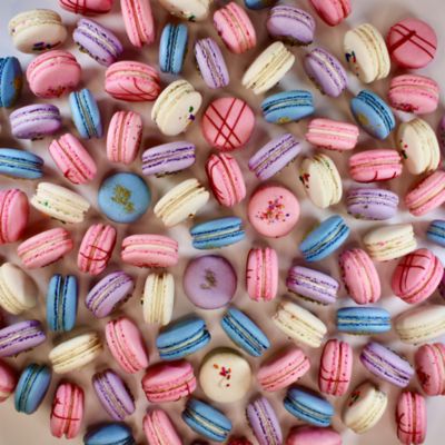 Unicorn French Macarons Gift Box, 20 Piece