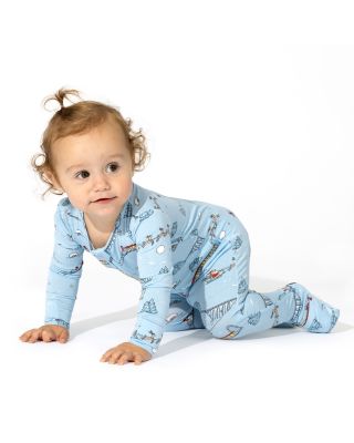 Unisex Polar Express Print Convertible Footie - Baby, Little Kid
