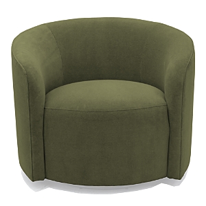 Bloomingdale's Artisan Collection Delilah Swivel Chair In Vocal Moss
