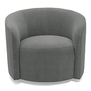 Bloomingdale's Artisan Collection Delilah Swivel Chair In Vocal Silver