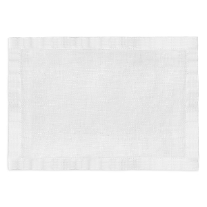 L'objet Linen Sateen Placemat 14 X 20, Set Of 4 In White