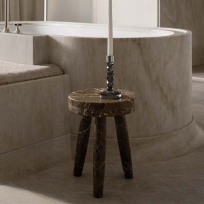 Carat Graphite Candlestick Holder, Small