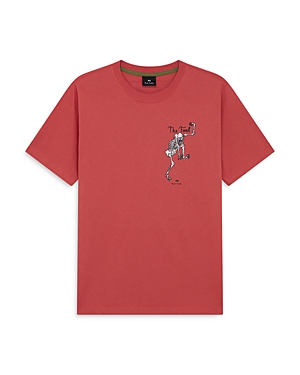 Ps By Paul Smith Paul Smith The Fool Short Sleeve Tee In Red
