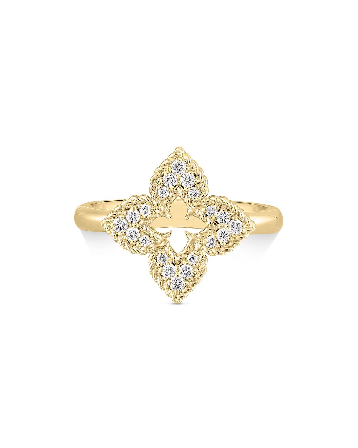 Roberto Coin 18K Yellow Gold Petite Venetian Princess Diamond Ring, 0.15 ct. tw.