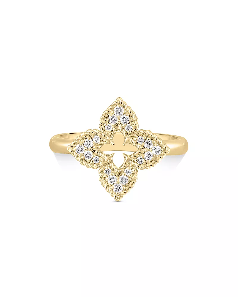 Roberto Coin 18K Yellow Gold Petite Venetian Princess Diamond Ring, 0.15 ct. tw.