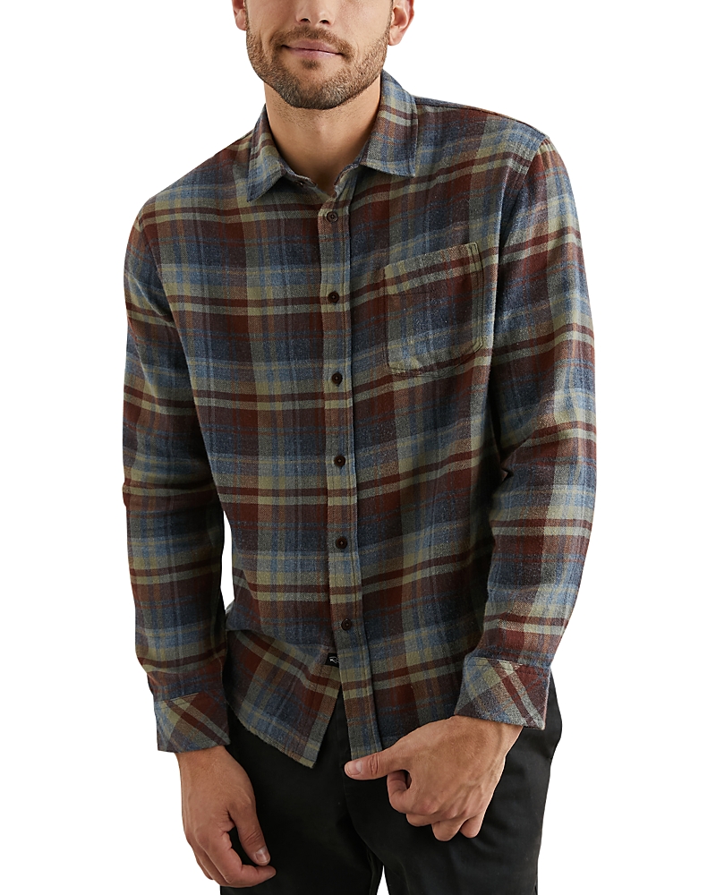 Rails Long Sleeve Button Front Shirt In Ruby Denim
