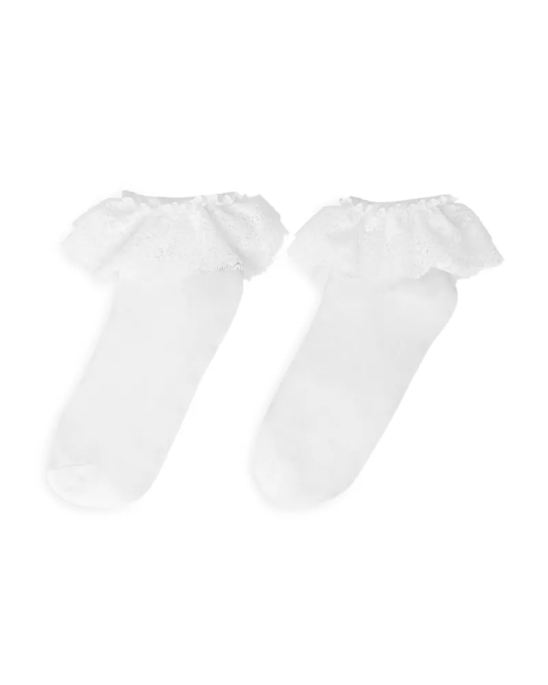 Maje Lace Frill Socks