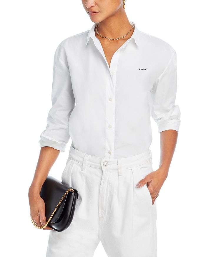 Maison Labiche Cotton Amour Shirt | Bloomingdale's