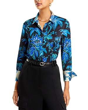 Kobi Halperin Khloe Blouse In Ocean Multi