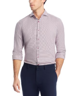 slim fit dress slacks Haggar Premium Comfort Dress Shirt in Blue