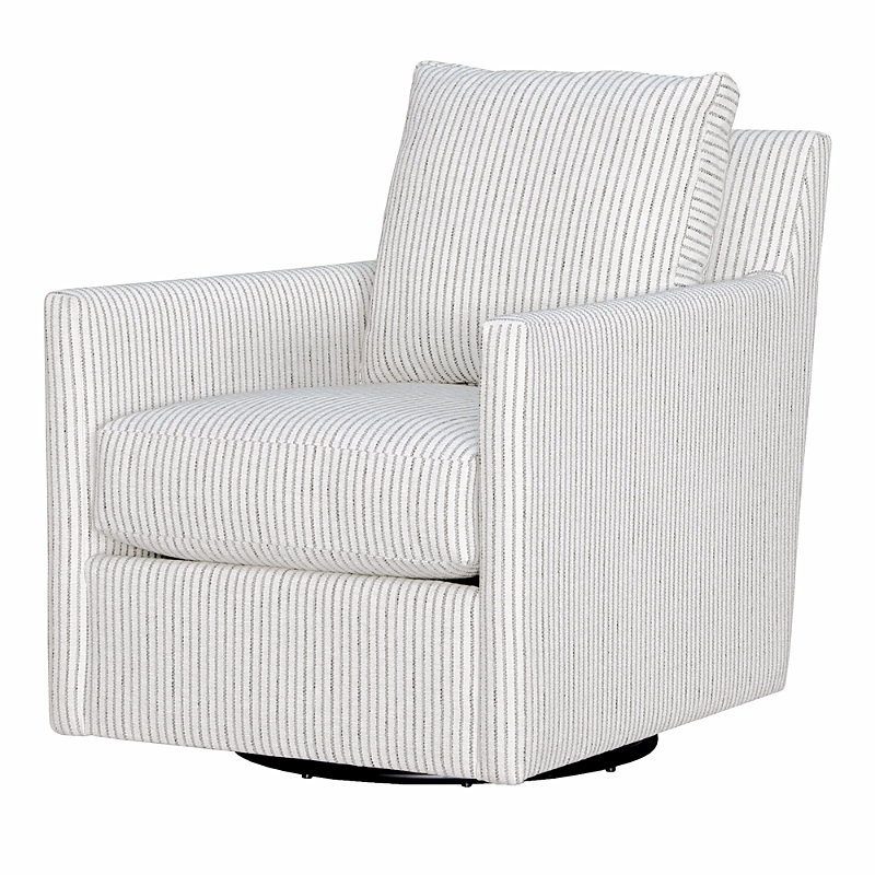 Max Home Hannah Swivel Chair In Doblin Dove