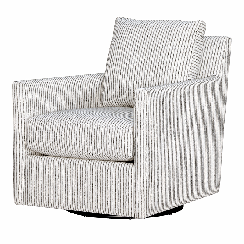 Max Home Hannah Swivel Chair In Doblin Taupe