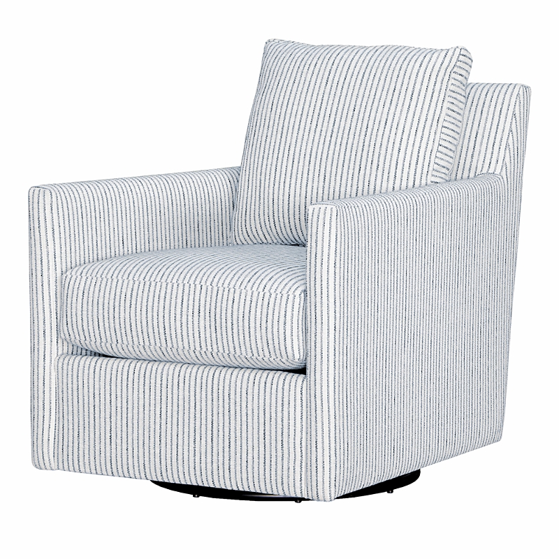 Max Home Hannah Swivel Chair In Dove