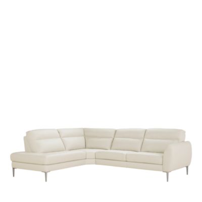 Parisi 2-Piece Leather Sectional