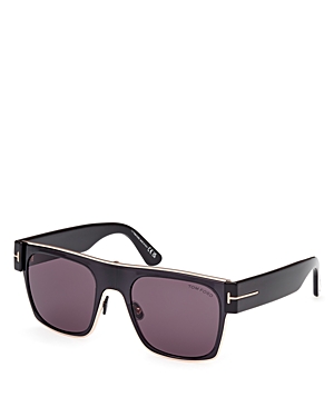 Tom Ford Square Sunglasses, 54mm In Black