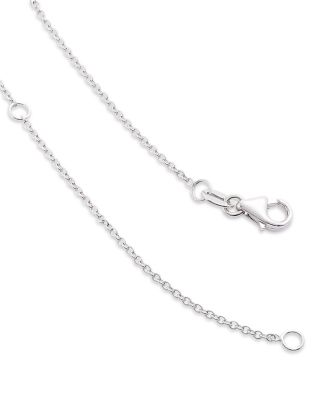 Diamond Flower Pendant Necklace in 14K White Gold, 2.0 tcw