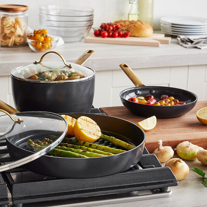 Greenpan Reserve Healthy Ceramic Nonstick Cookware, Set Of 10 In Coral