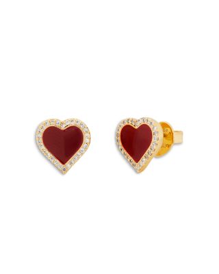 kate spade new york Take Heart Stud Earrings Bloomingdale s