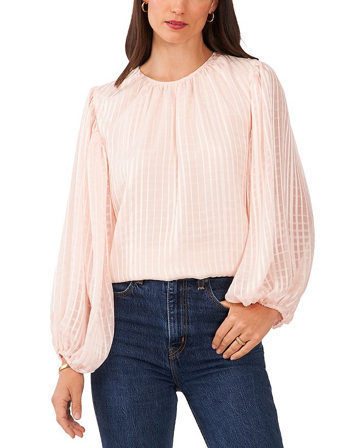 VINCE CAMUTO Balloon Sleeve Blouse | Bloomingdale's
