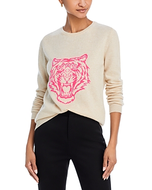 JUMPER 1234 TIGER GRAPHIC CASHMERE SWEATER