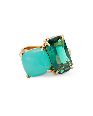 Kate Spade New York Showtime Ring In Green/blue