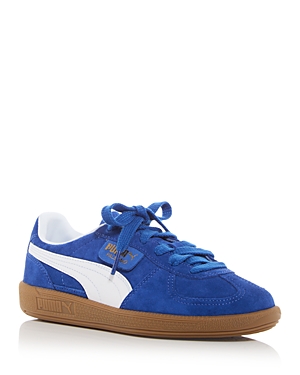 Puma Women's Palermo Leather Casual Sneakers From Finish Line In Blue