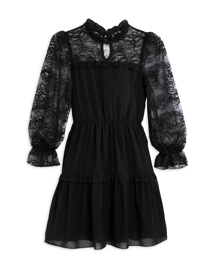 Aqua black 2025 lace dress