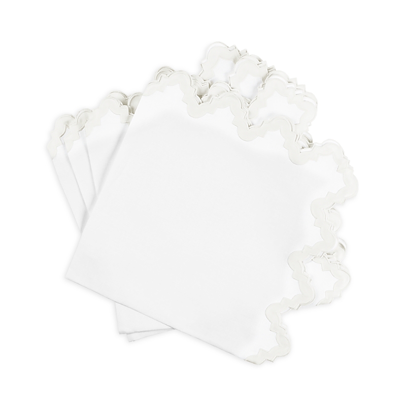 Matouk Aziza Napkin, Set Of 4 In Bone
