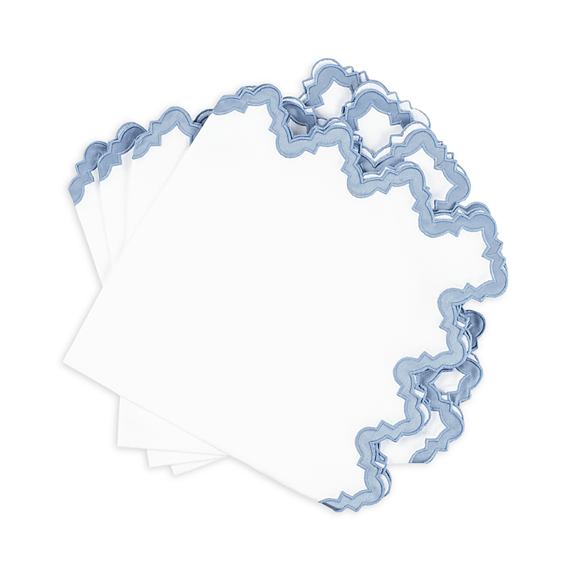 Matouk Aziza Napkin, Set Of 4 In Hazy Blue