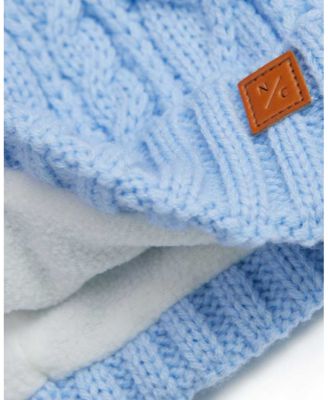 Unisex Cable Knit Pom-Pom Hat - Baby, Little Kid, Big Kid