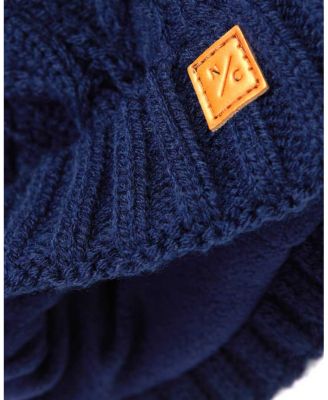 Unisex Cable Knit Pom-Pom Hat - Baby, Little Kid, Big Kid